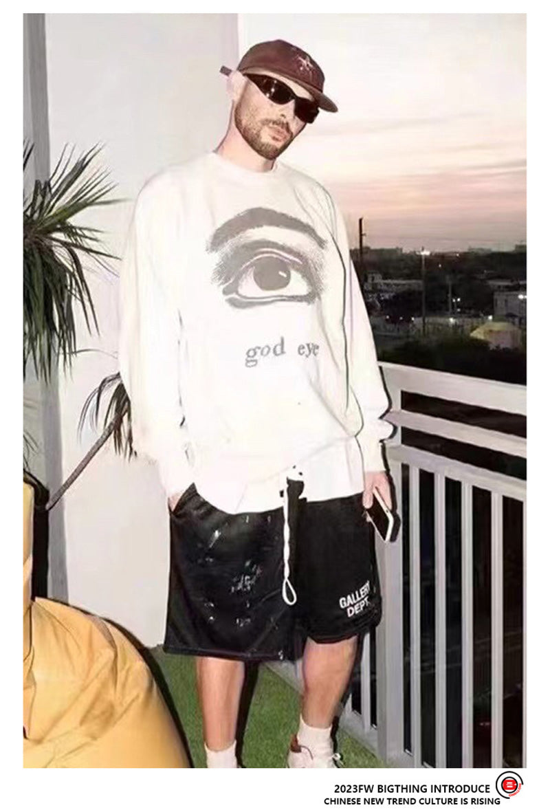 SAINT MICHAEL god eye doodle Sweatshirt