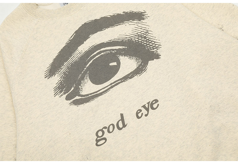 SAINT MICHAEL god eye doodle Sweatshirt